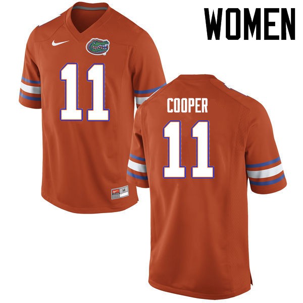 Florida Gators Women #11 Riley Cooper College Football Jerseys Orange